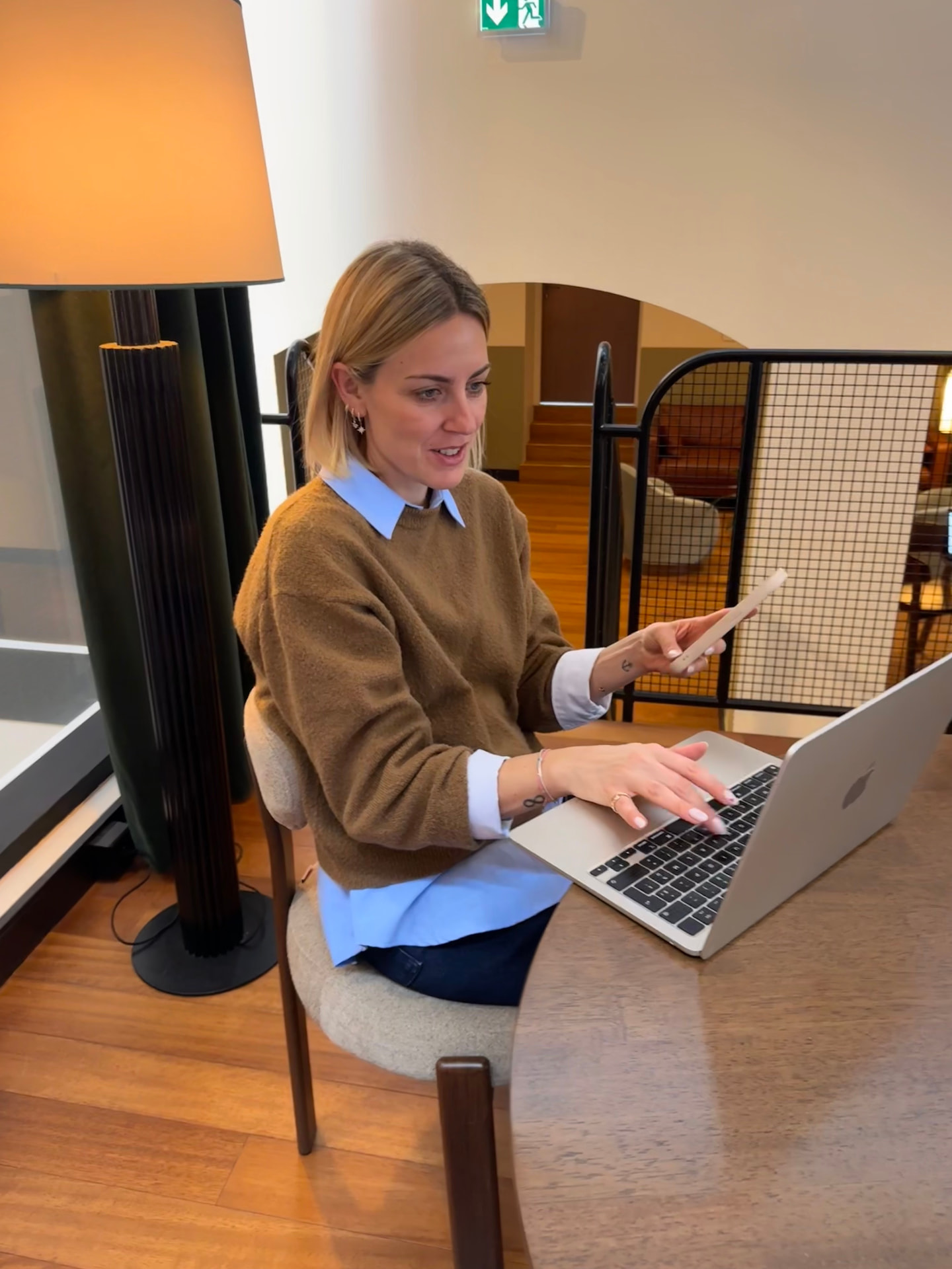 Julie Reed at work